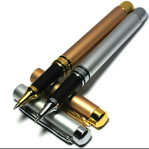 EXECUTIVE HIGH END LUXURY ROLLERBALL PEN SILVER - Picture 2 of 6